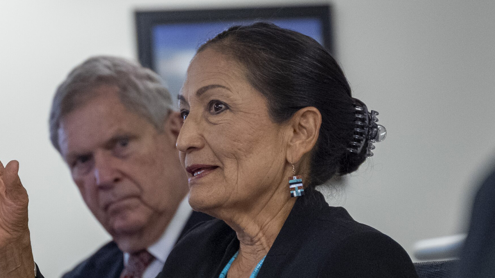 Haaland hits panic button after poll shows gov’s race tightening