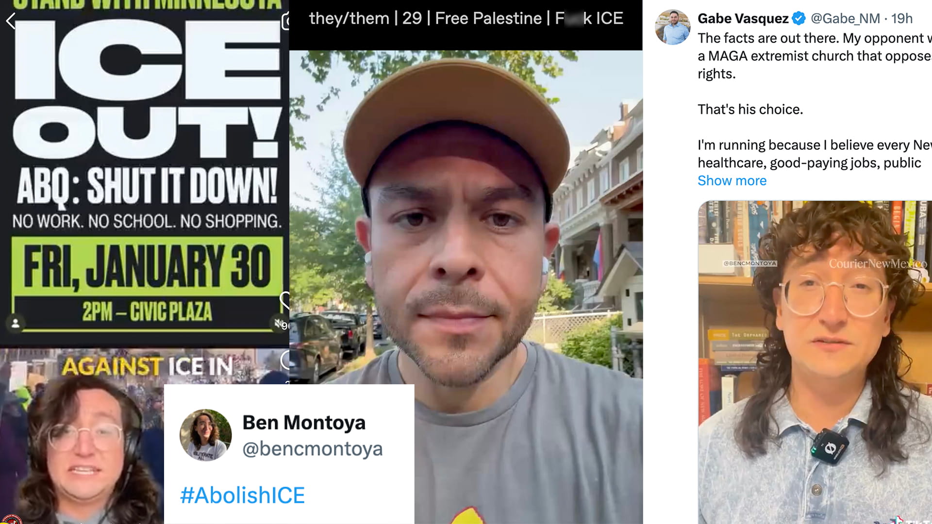 Vasquez hitches campaign to anti-ICE radical to attack former cop